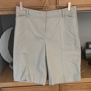 Talbots Tan Bermuda Shorts Classic Tailored Style